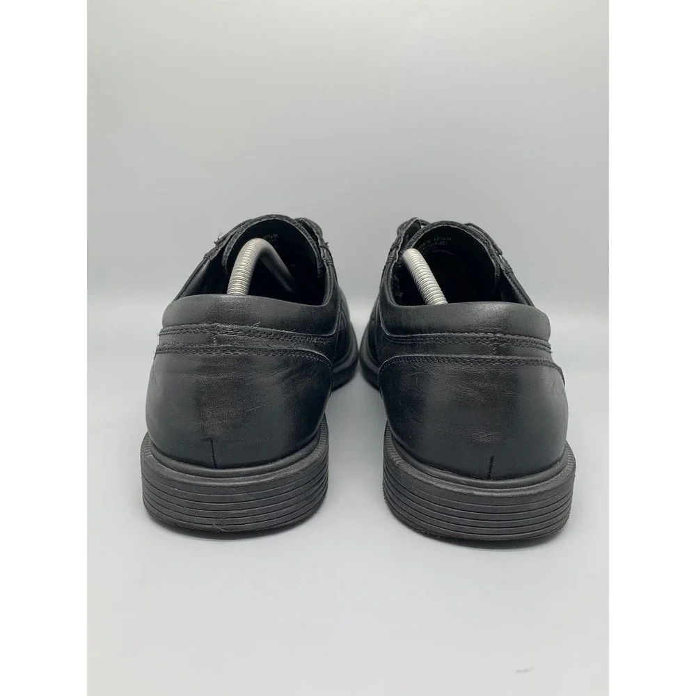 G.H. Bass Mitch Black Leather Oxford Shoes Men's Sz 10.5